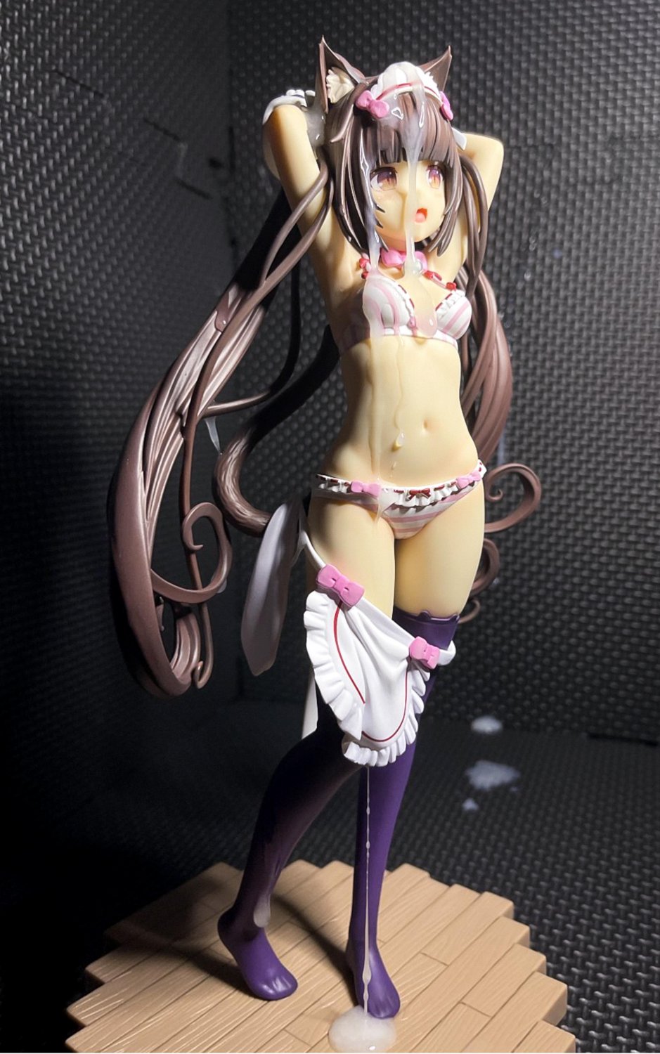 [SoF #8] Chocola (1/7, Nekopara, PLUM) Figure Bukkake #X9V8aQx7